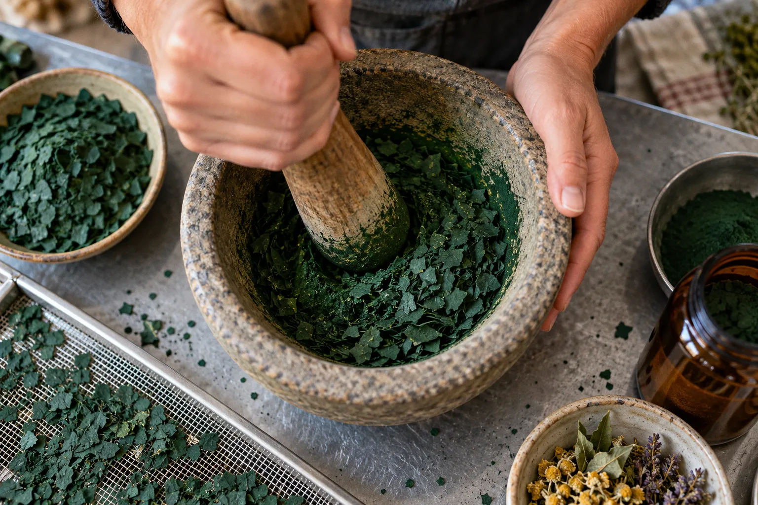 La microalgue spiruline booste l'efficacité d'un antibiotique clé